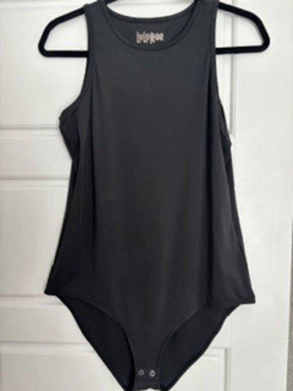 LuLaRoe Hope Black Sleeveless Bodysuit | Like New/size large